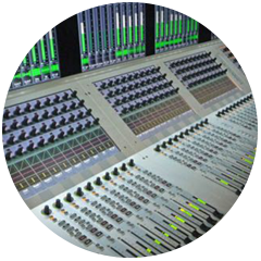 Studer Vista V Audio Console feature in the Audio Rooms